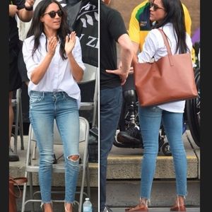 MOTHER Looker Ankle Fray Mid-rise Women's Jeans sz 27